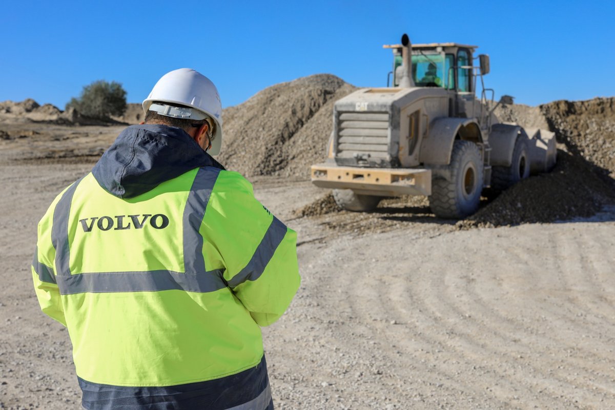 Photographie chantier corporate Volvo